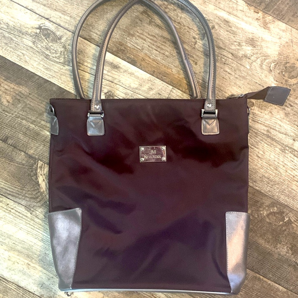 JM NEW YORK TOTE DARK BROWN